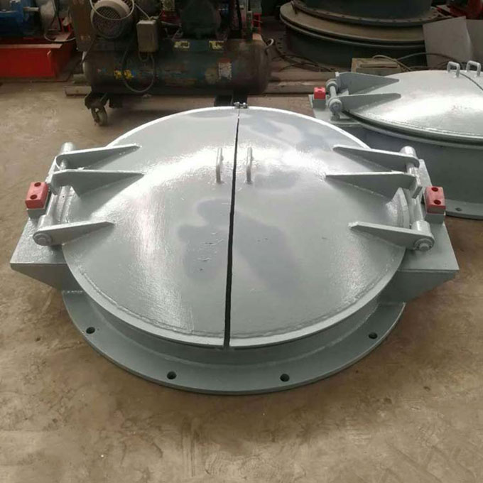 不锈钢对开拍门